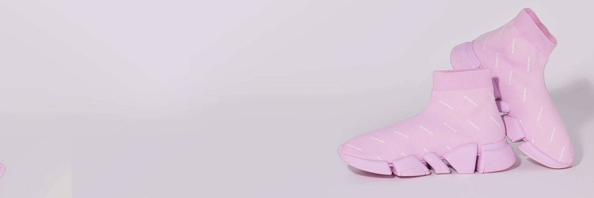 Pink Balenciaga sock shoes