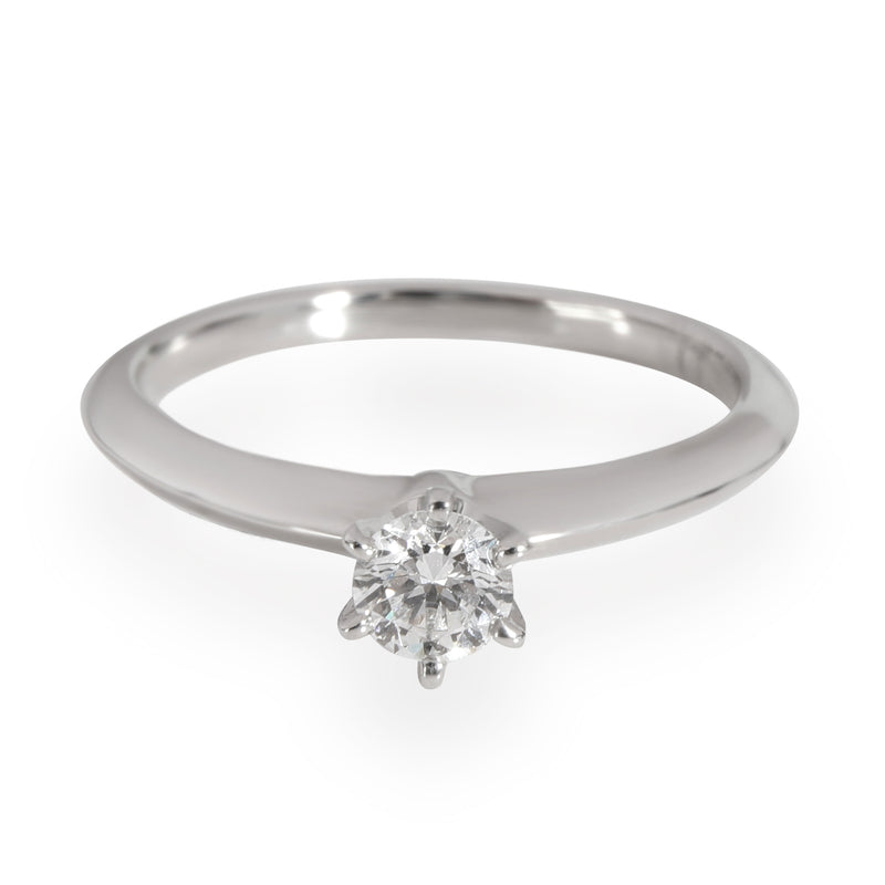 Solitaire Diamond Engagement Ring in Platinum G VS1 0.22 CTW