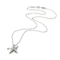 Elsa Peretti Starfish Pendant in  Platinum 0.1 CTW
