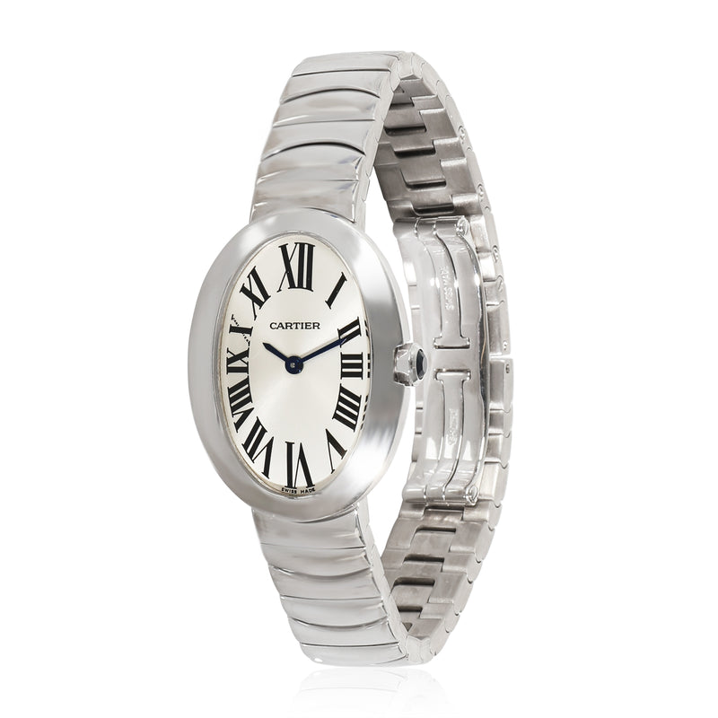 Cartier Baignoire de Cartier W8000006 Women's Watch in 18kt White Gold