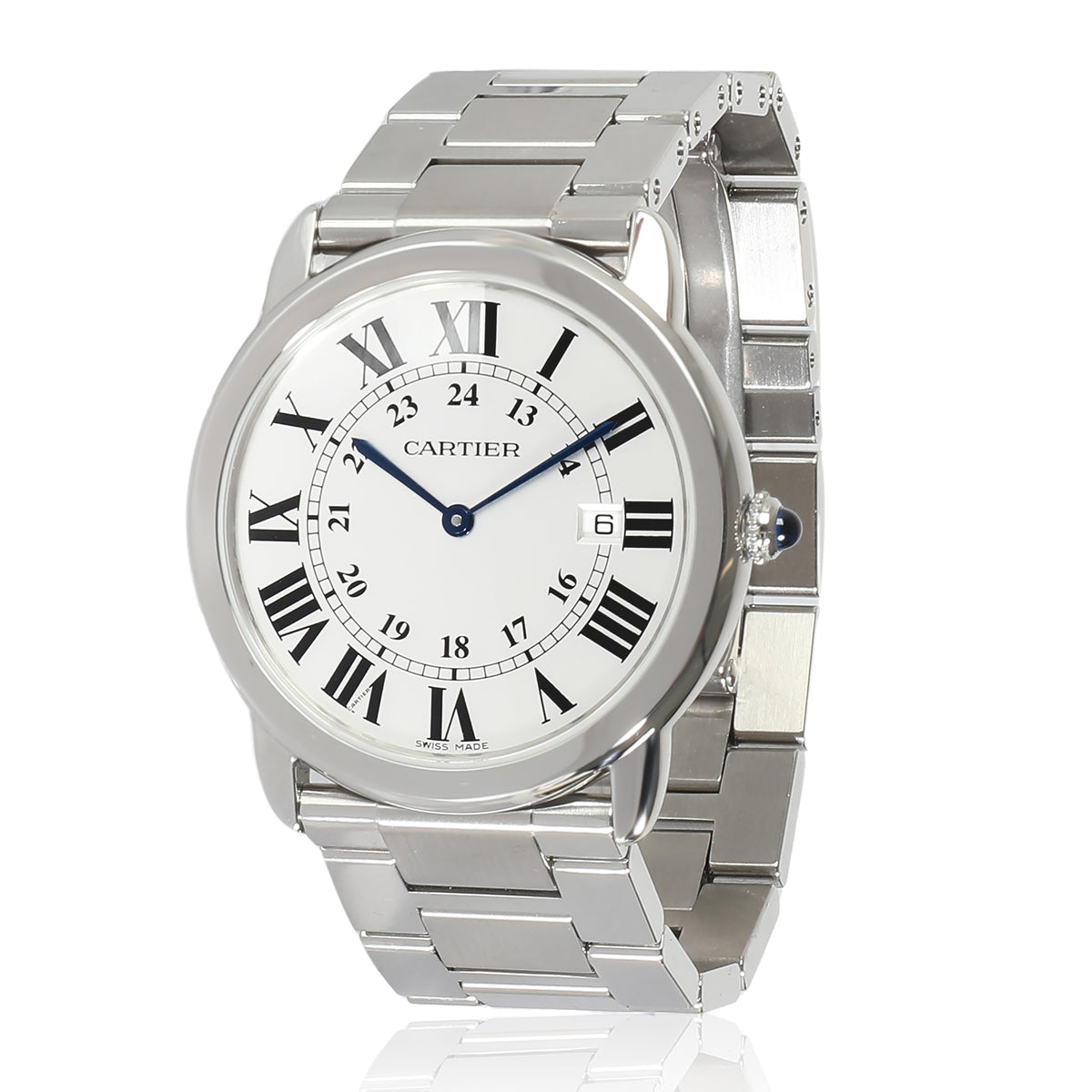 Ronde Solo de Cartier W6701005 Unisex Watch in  Stainless Steel