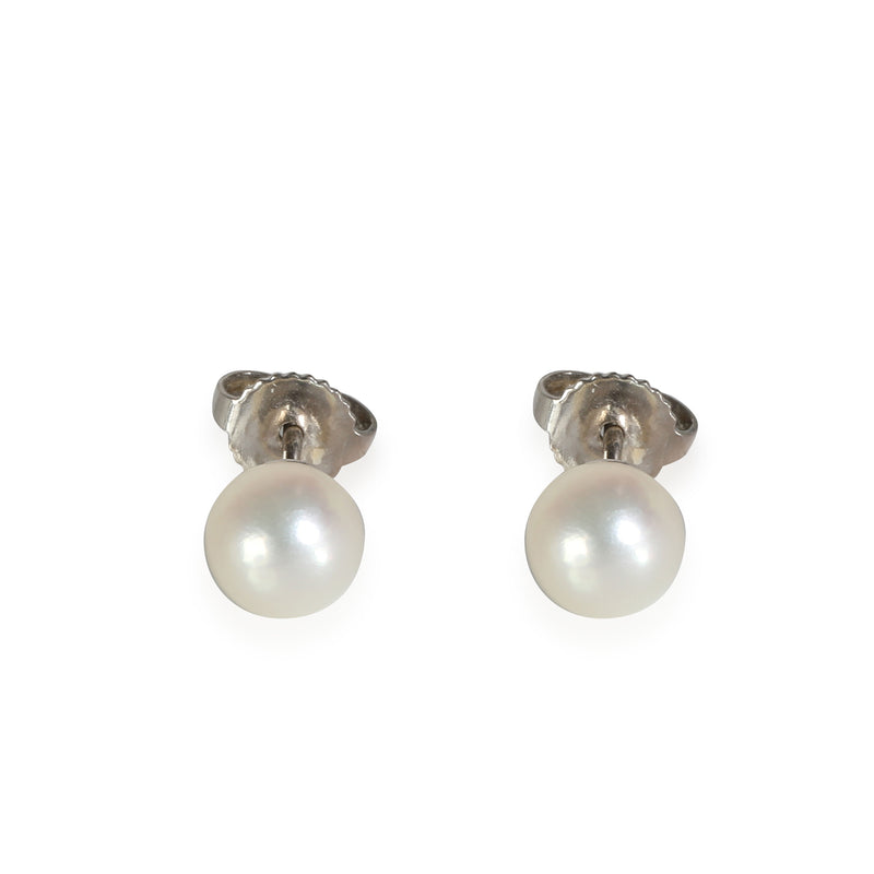 Tiffany Signature® Pearls Earrings in 18k White Gold