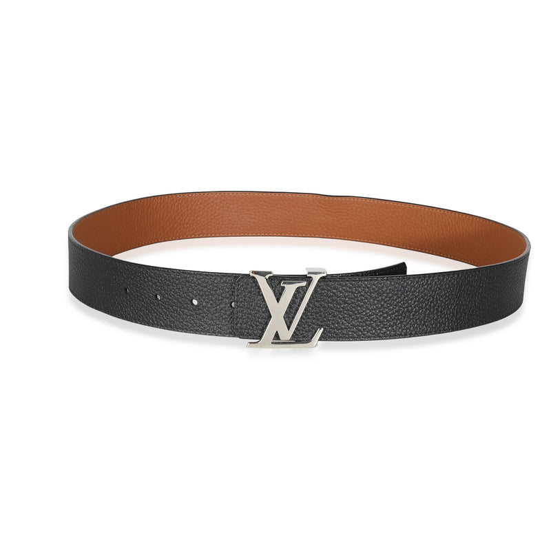 Louis Vuitton Black Tan Leather Reversible LV Initiales 40MM Belt 90/36