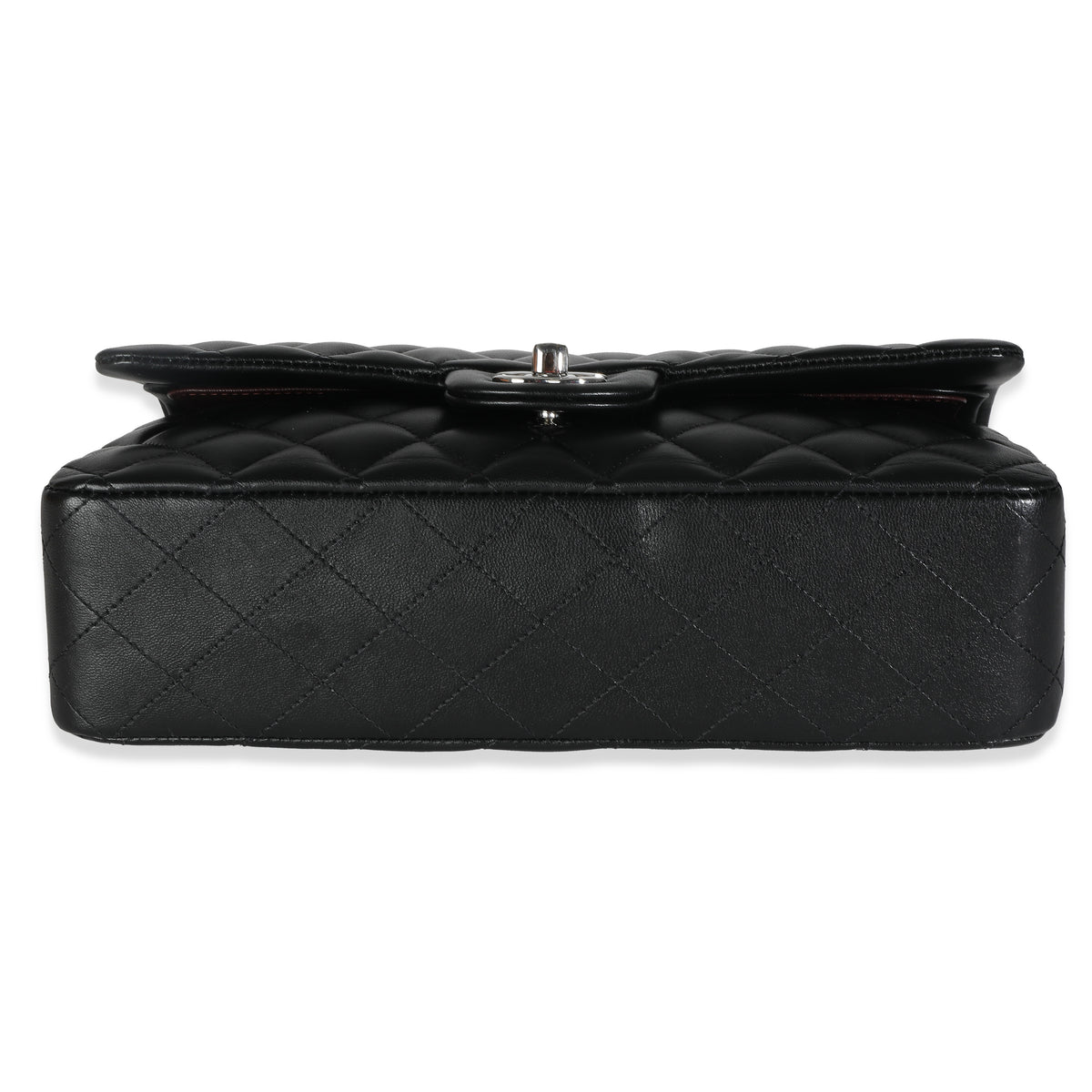Black Quilted Lambskin Medium Classic Double Flap Bag
