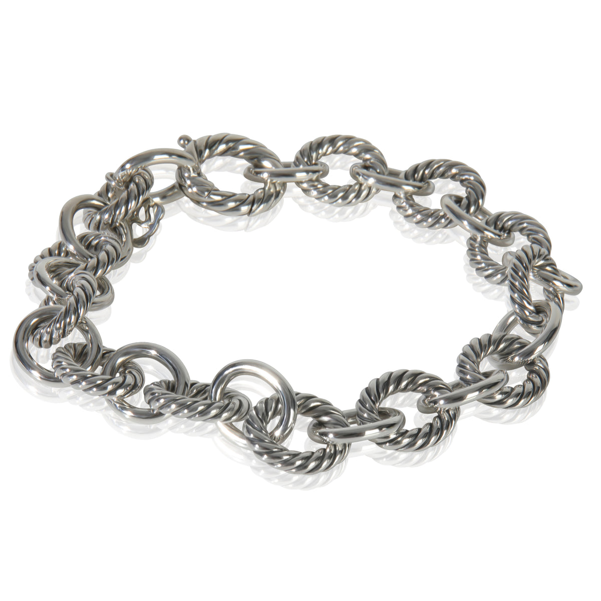 Sterling Silver Oval Link Bracelet