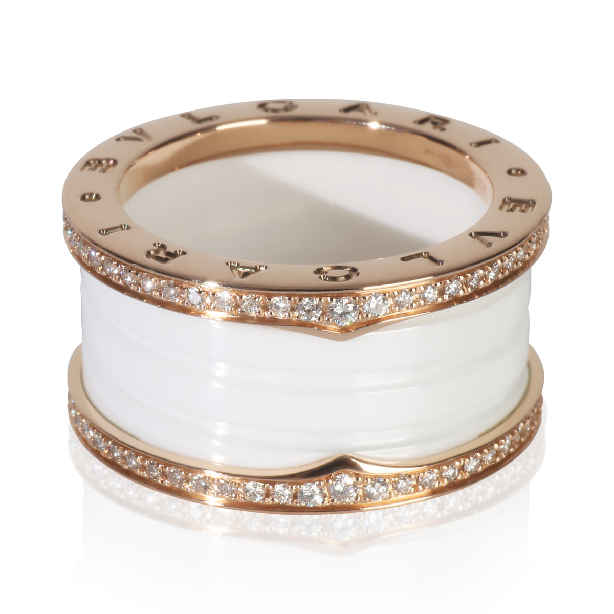 Rose Gold Diamond B.zero1 Ring
