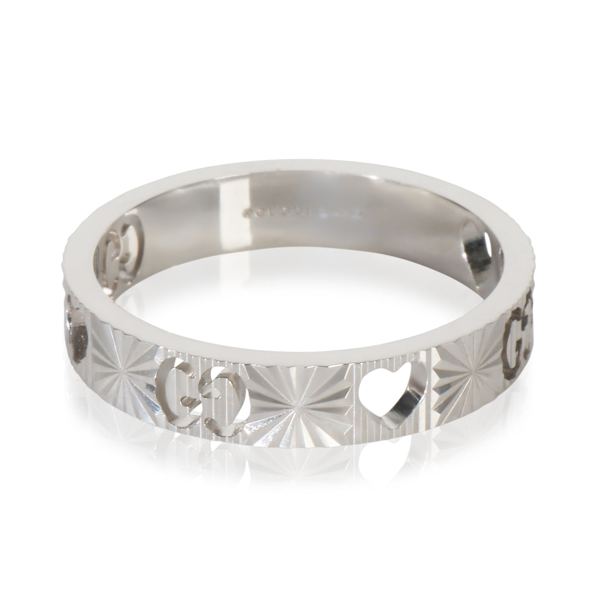 White Gold Icon Ring