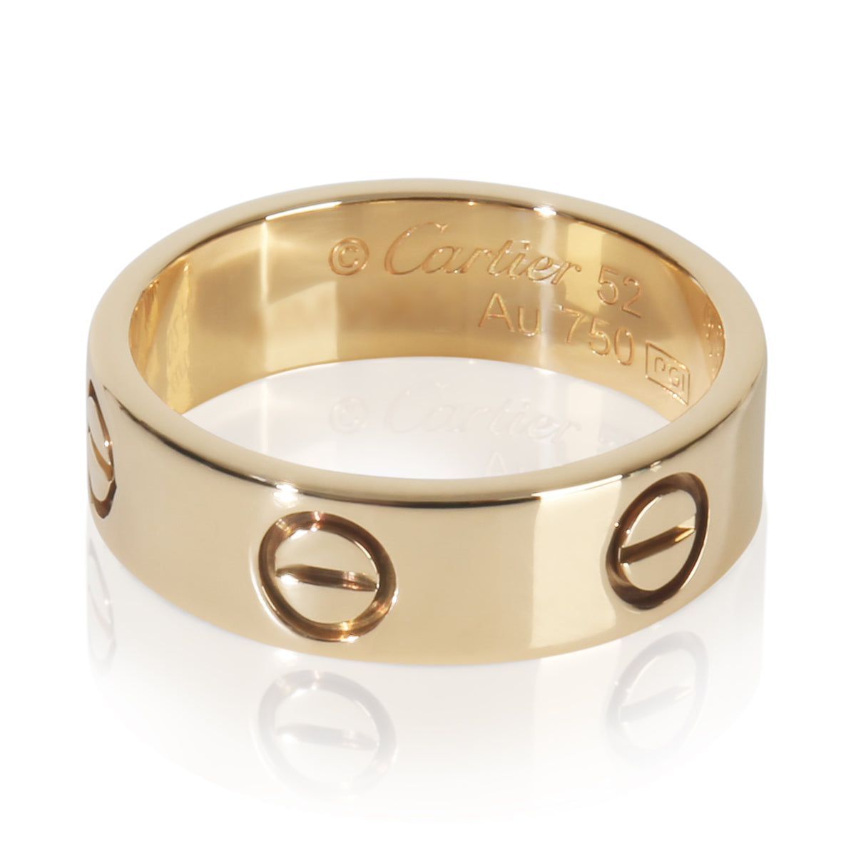 Cartier Yellow Gold Love Ring fv