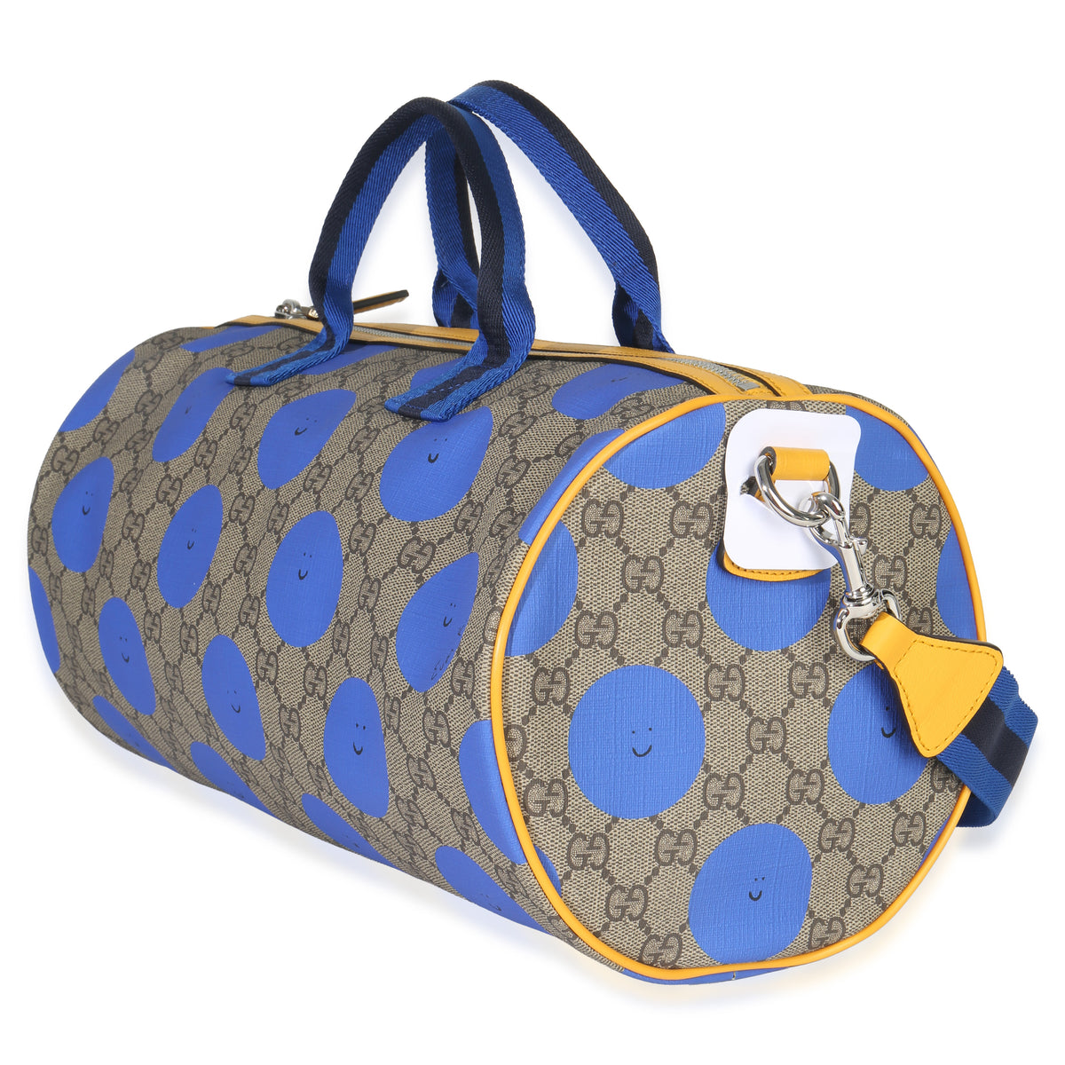 Gucci x Euan Roberts Blue Dot GG Supreme Canvas Weekender Handbag sv
