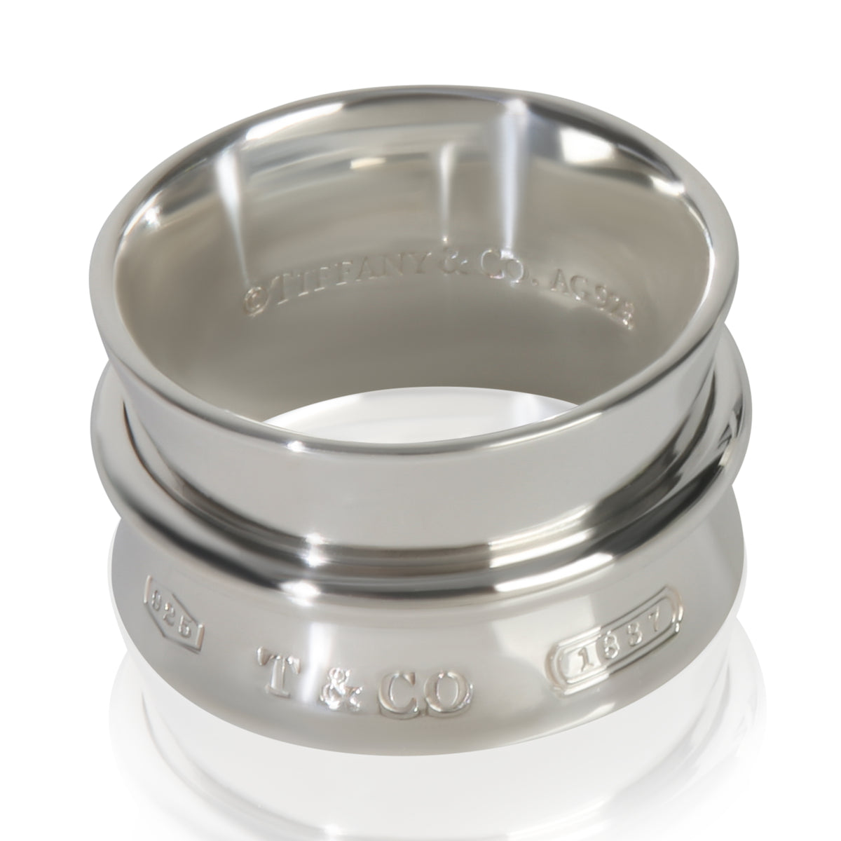 Sterling Silver 1837 Wide Ring