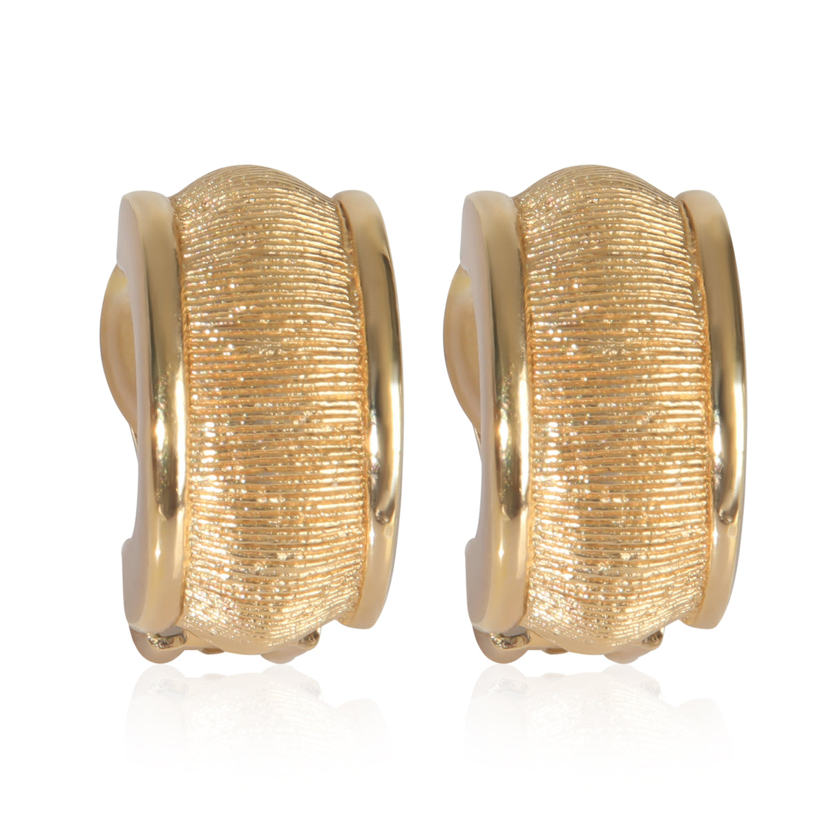Christian Dior Gold Plated Earrings fv
