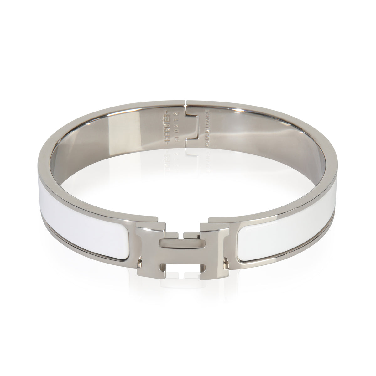 Hermès Clic H In Blanc Bracelet fv