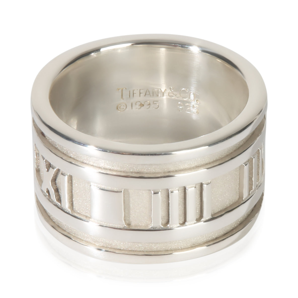 Tiffany & Co. Sterling Silver Atlas Ring fv
