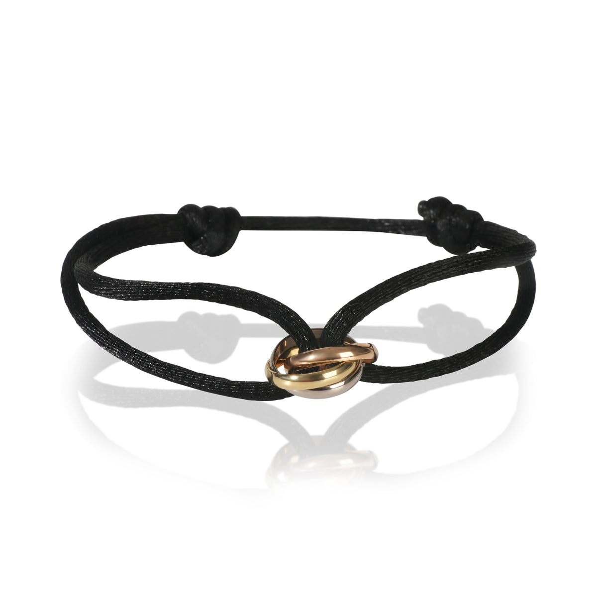 Cartier 3 Tone Gold Trinity Bracelet fv