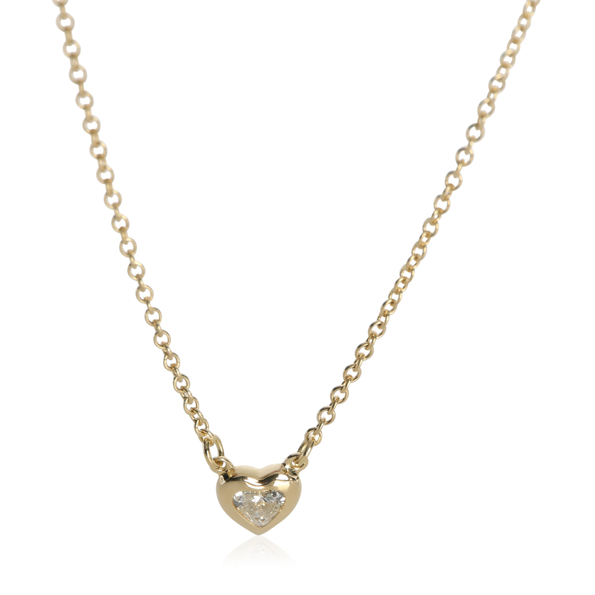 Tiffany & Co. Yellow Gold Diamond Elsa Peretti Diamond By The Yard Pendant fv