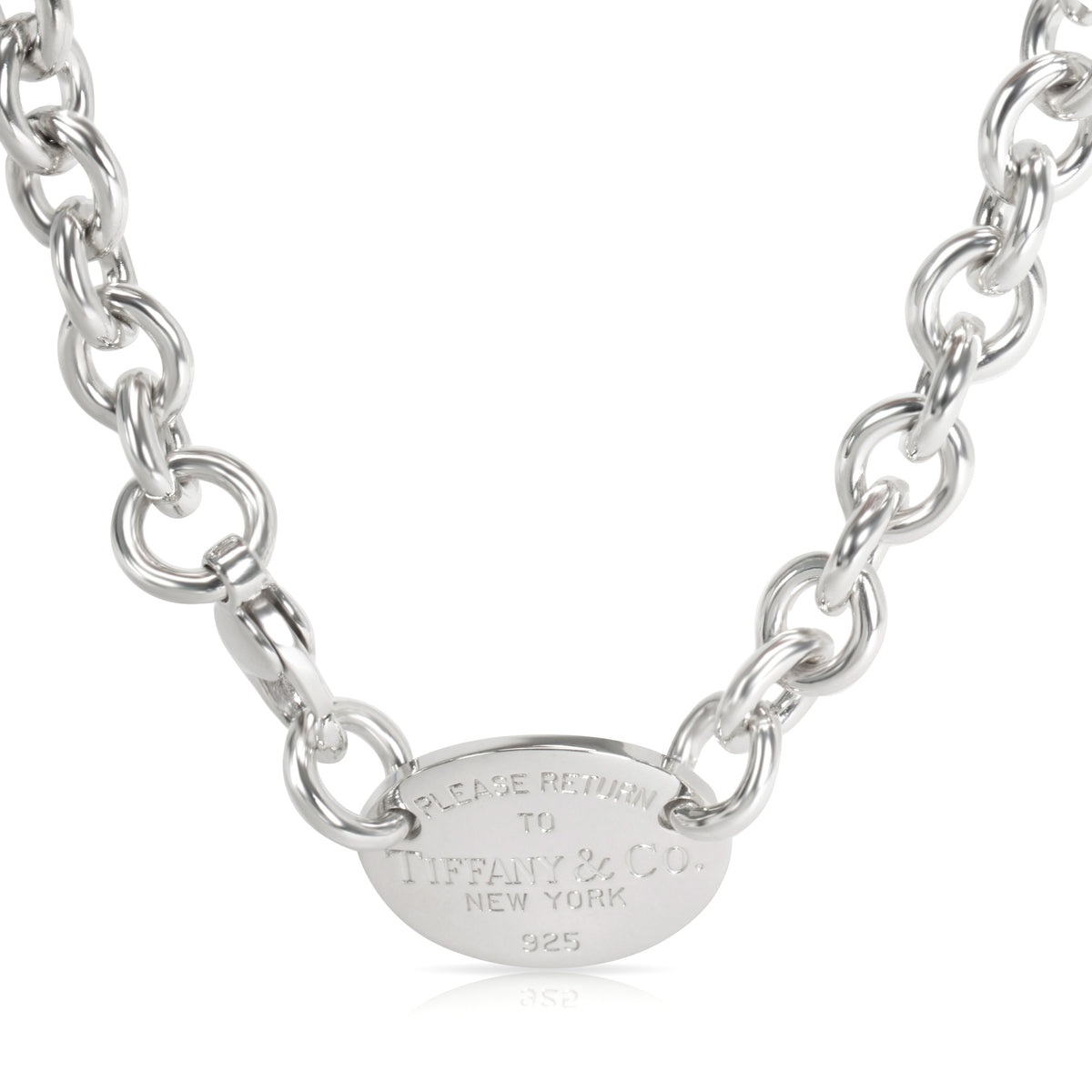 Tiffany & Co. Sterling Silver Return To Tiffany Necklace fv