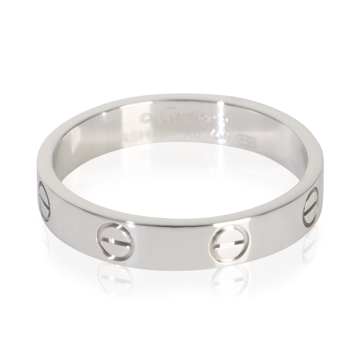 Cartier White Gold Small Model Love Ring fv