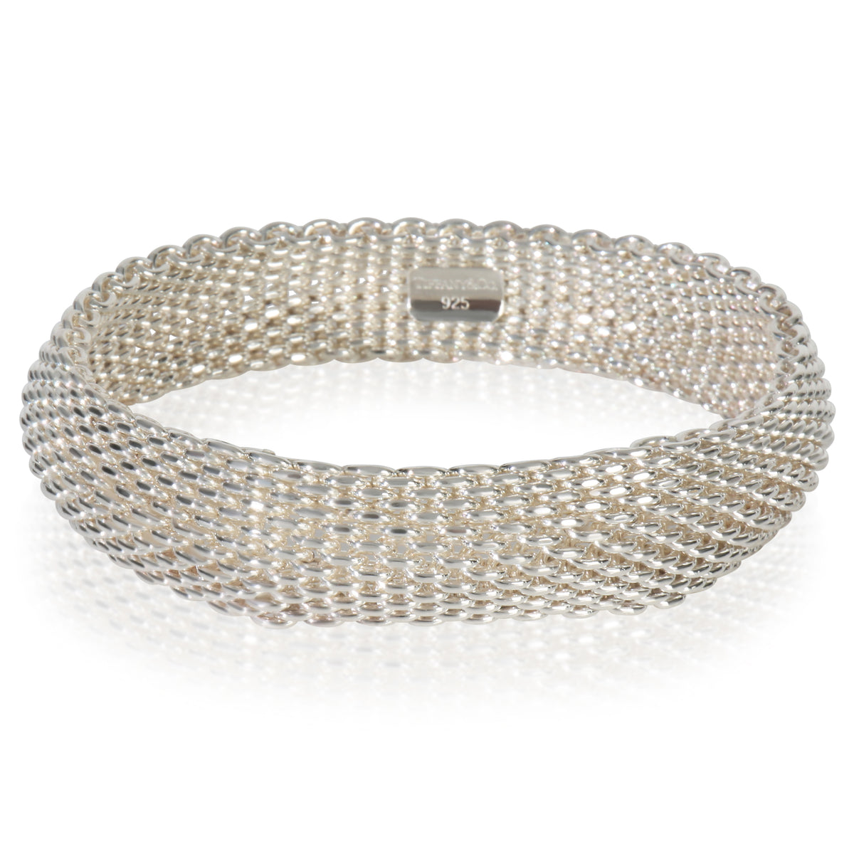Tiffany & Co. Sterling Silver Somerset Mesh Bracelet