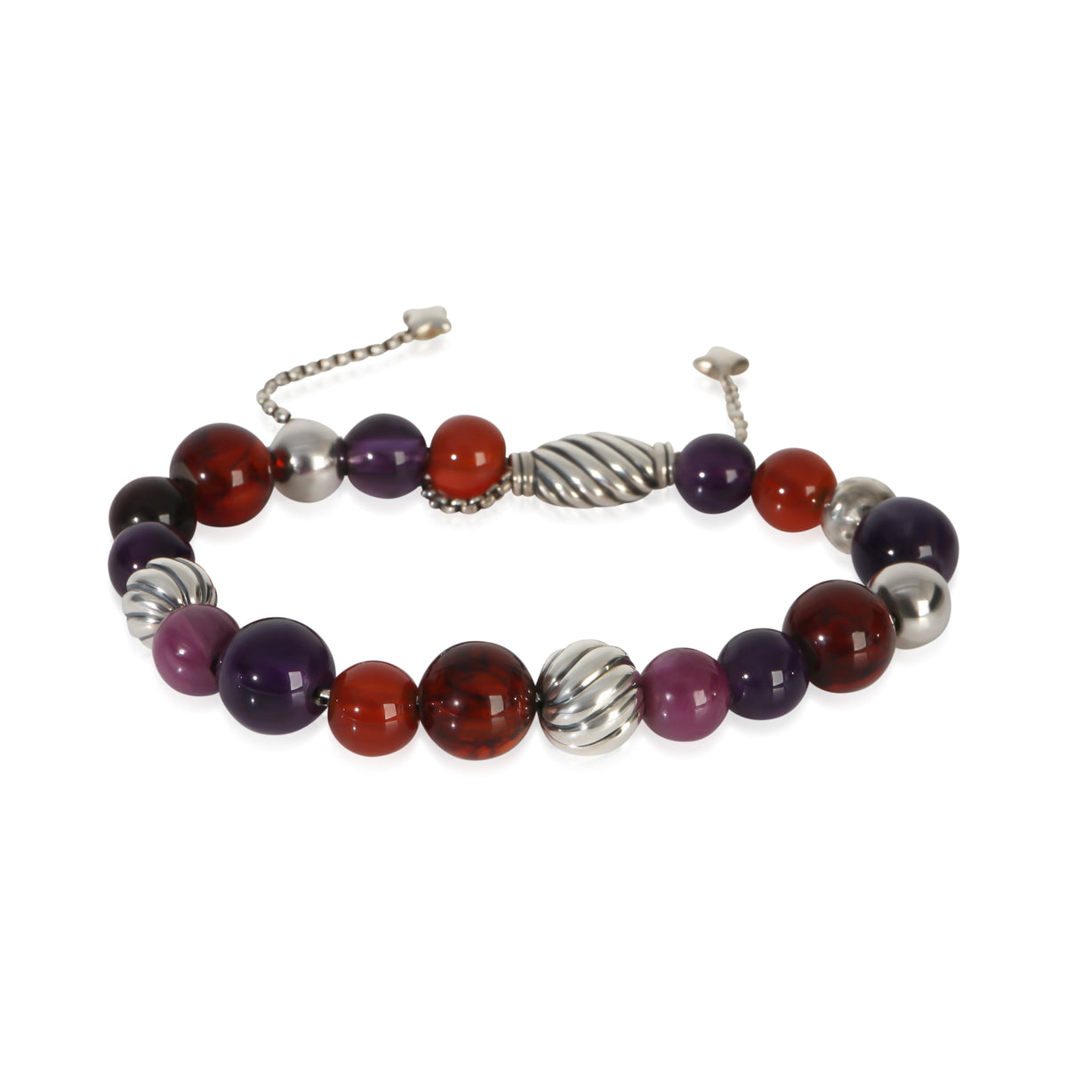 David Yurman Sterling Silver Elements Bracelet fv