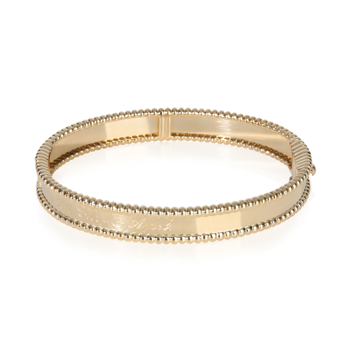 Van Cleef & Arpels Yellow Gold Perlee Signature Bracelet fv
