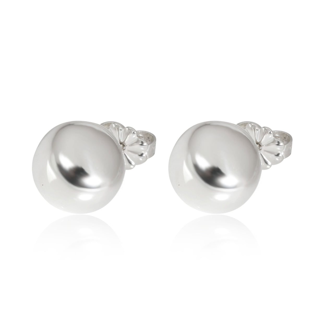 Tiffany & Co. Sterling Silver HardWear Ball Earrings fv