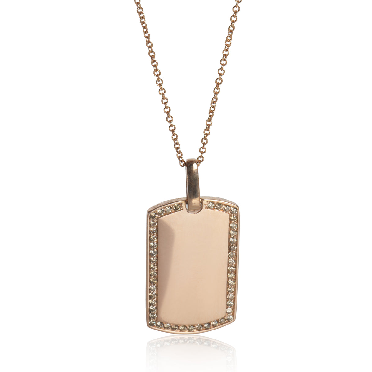 myGemma Rose Gold Diamond Pendant fv