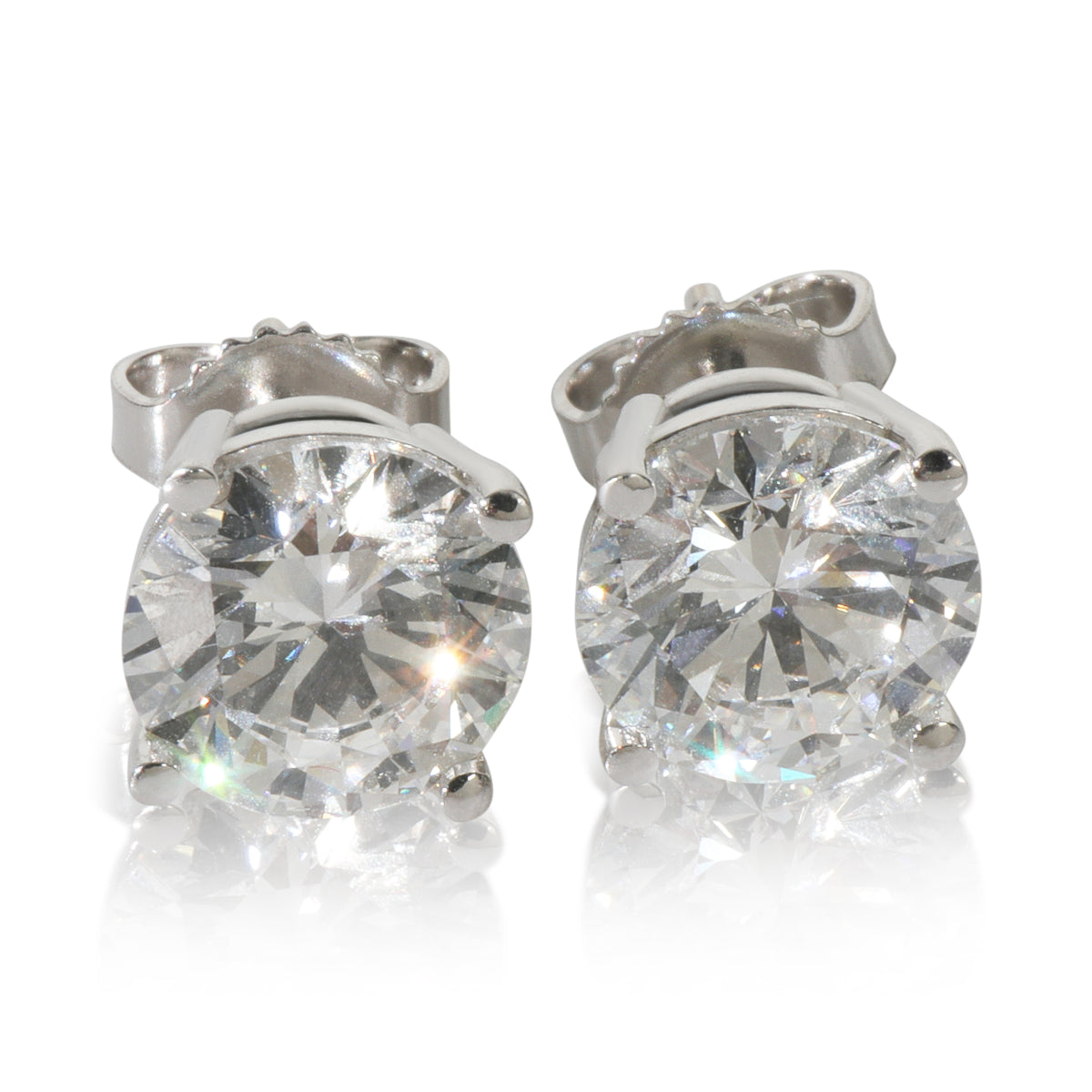 3.01 ctw White Gold Lab-Grown Diamond Earrings