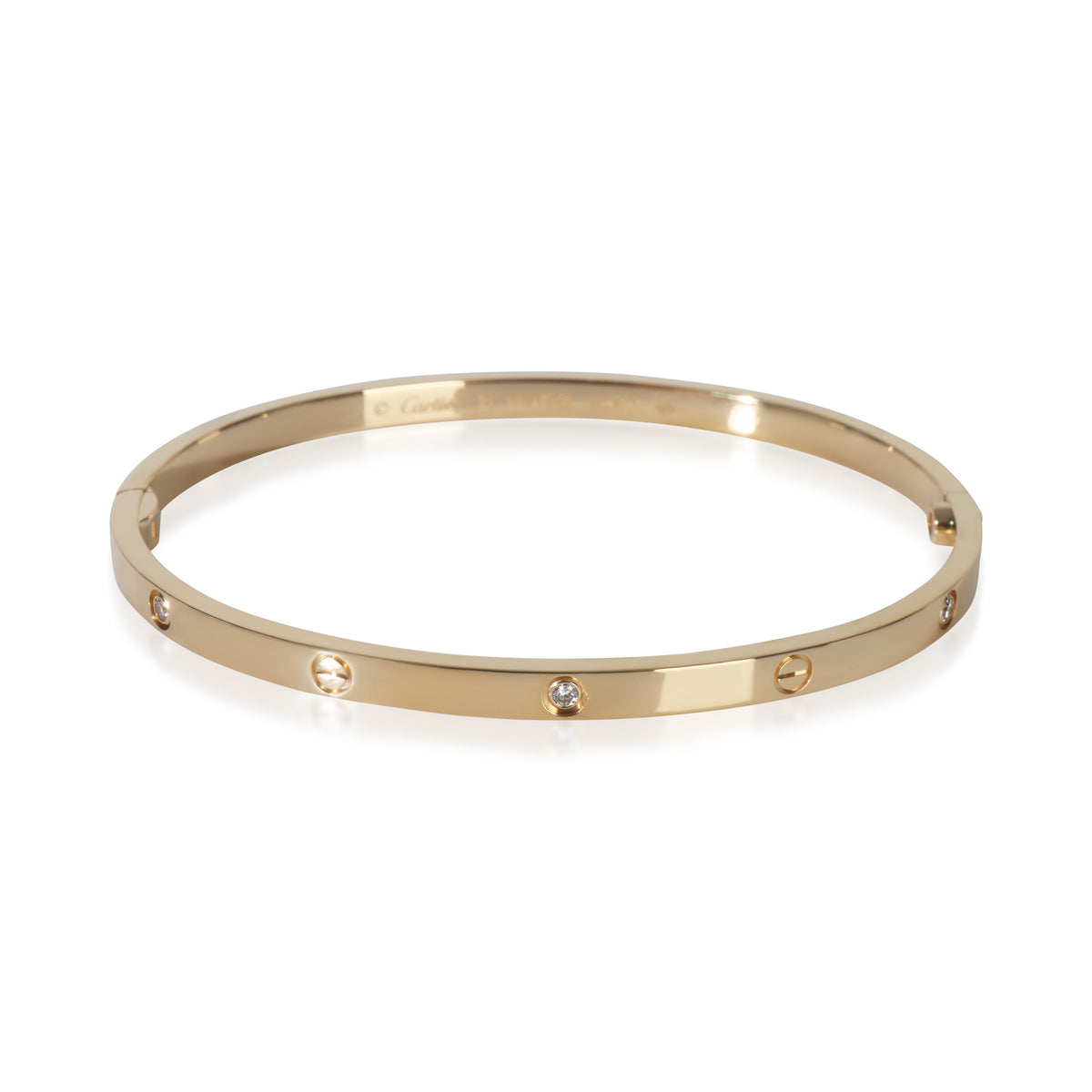 Yellow Gold Diamond Small Model Love Bracelet