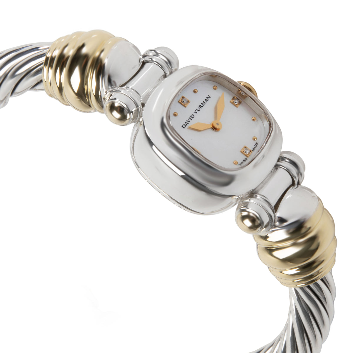 David Yurman Cable Cable Women's Watch in 14KT & 925 Sterling/Gold