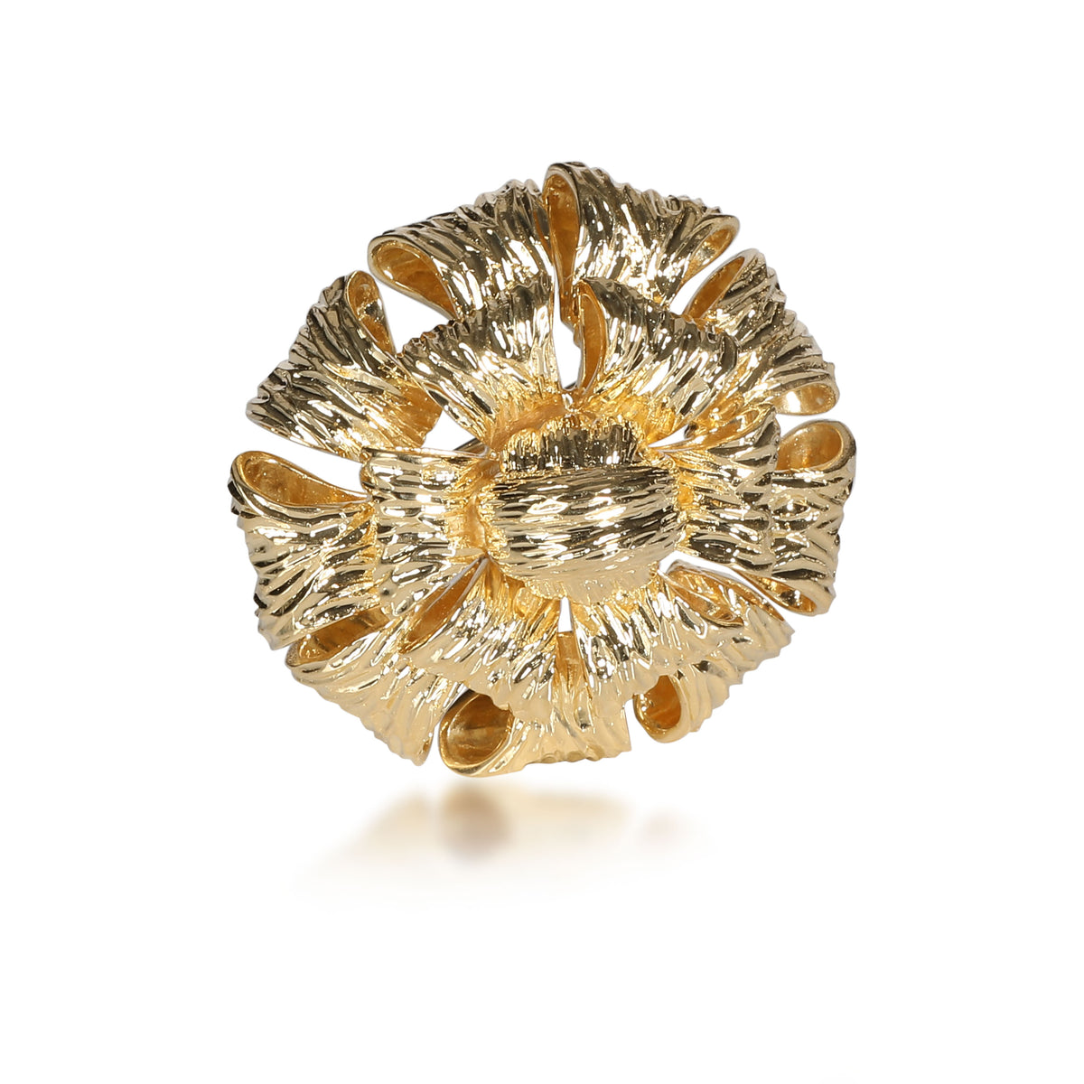 Tiffany & Co. Vintage Dahlia Brooch in 18K Yellow Gold