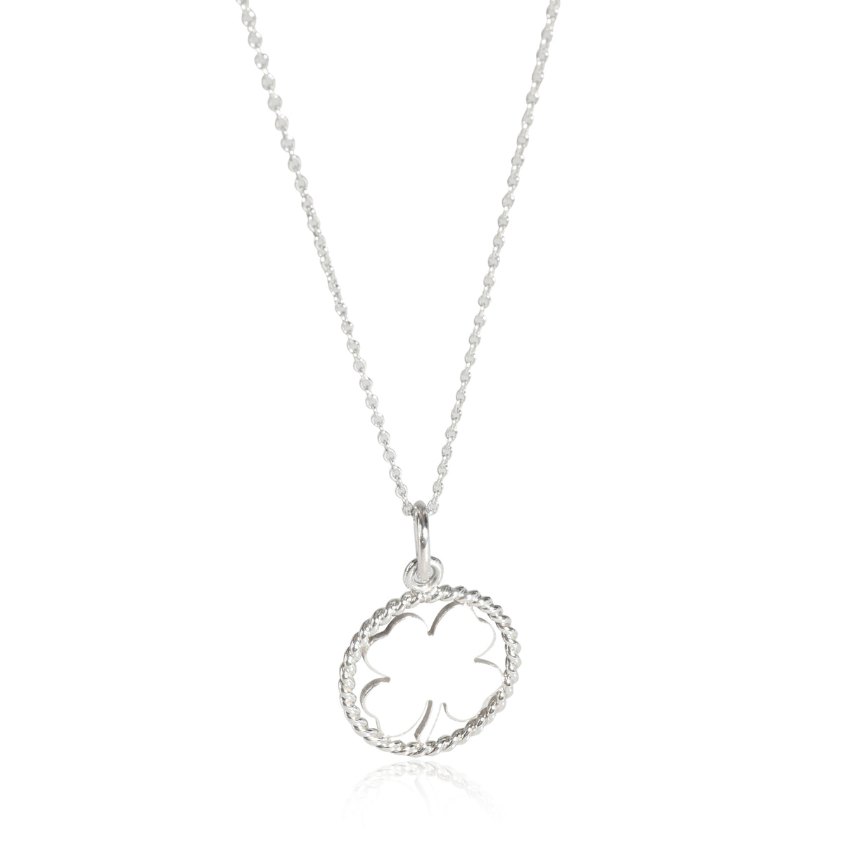 Tiffany & Co. Four Leaf Clover Pendant in Sterling Silver