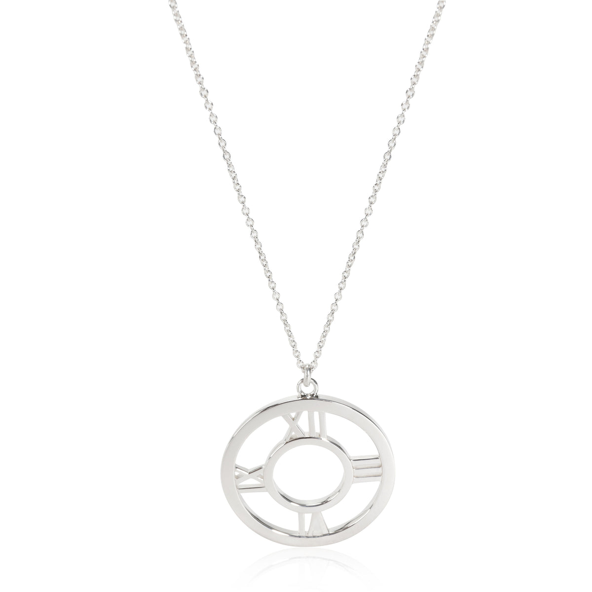 Tiffany & Co. Pierced Atlas Pendant in Sterling Silver