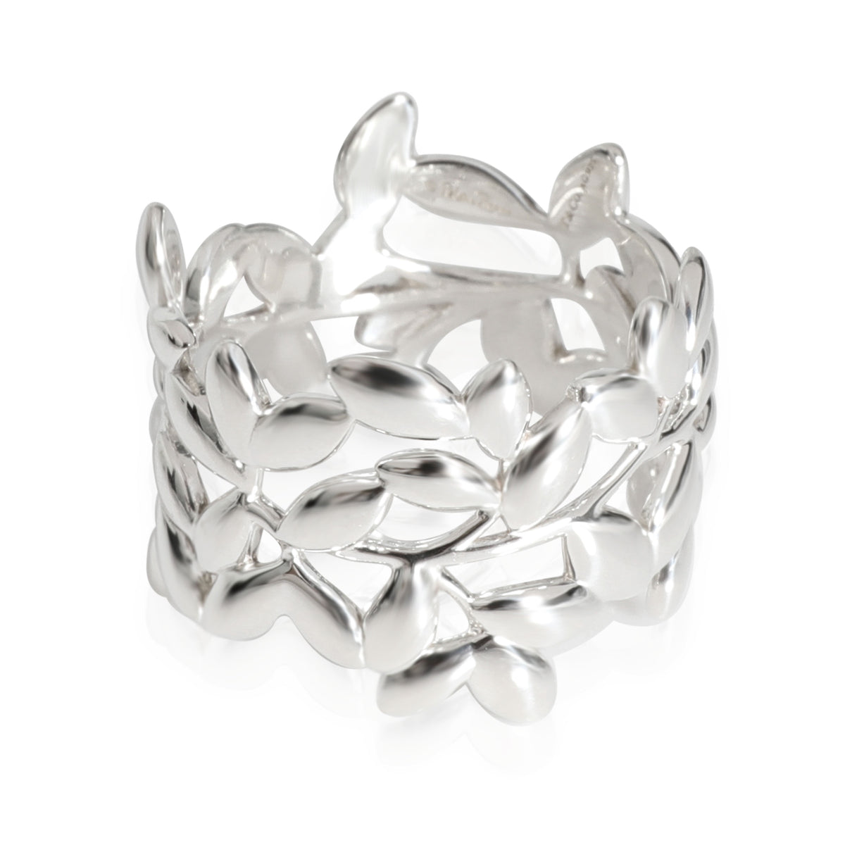 Tiffany & Co. Olive Leaf Band in Sterling Silver