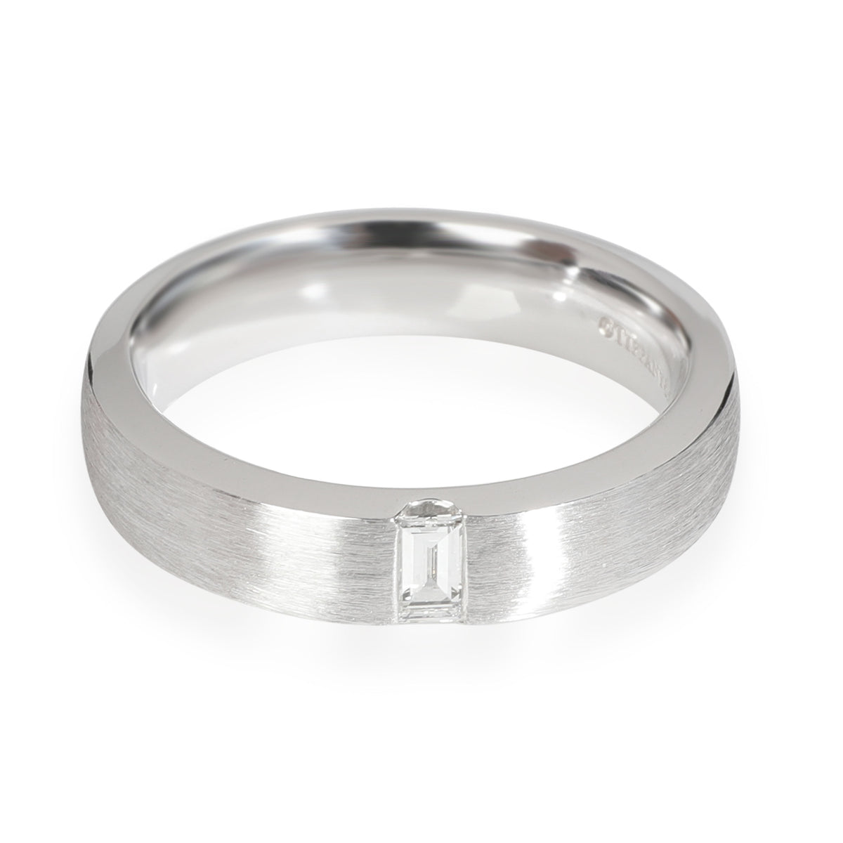 Tiffany & Co. Baguette Diamond Wedding Band in Platinum 0.15 CTW