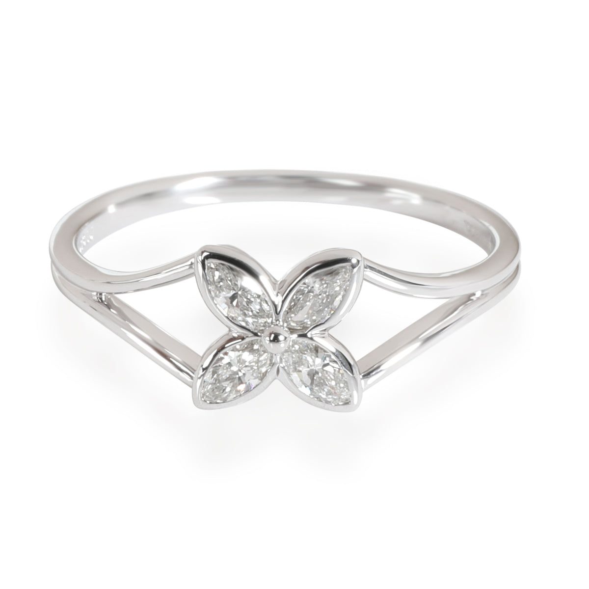Tiffany & Co. Victoria Diamond Ring in Platinum 0.21 CTW