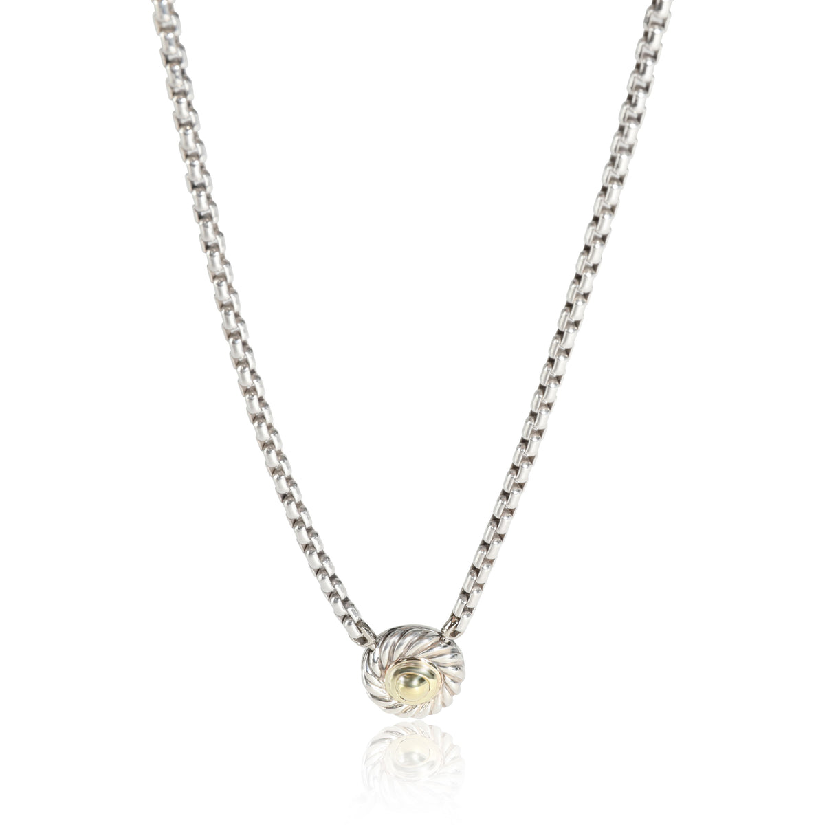 David Yurman Cookie Necklace in 14K Yellow Gold/Sterling Silver
