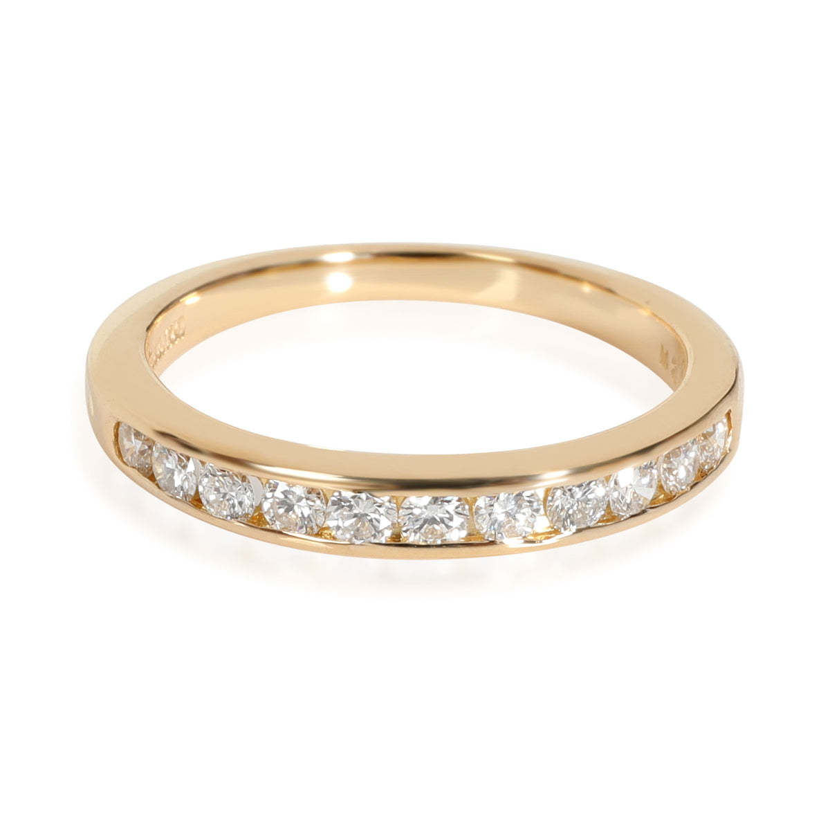 Tiffany & Co. Vintage Diamond Wedding Band in 18kt Yellow Gold 0.33 CTW