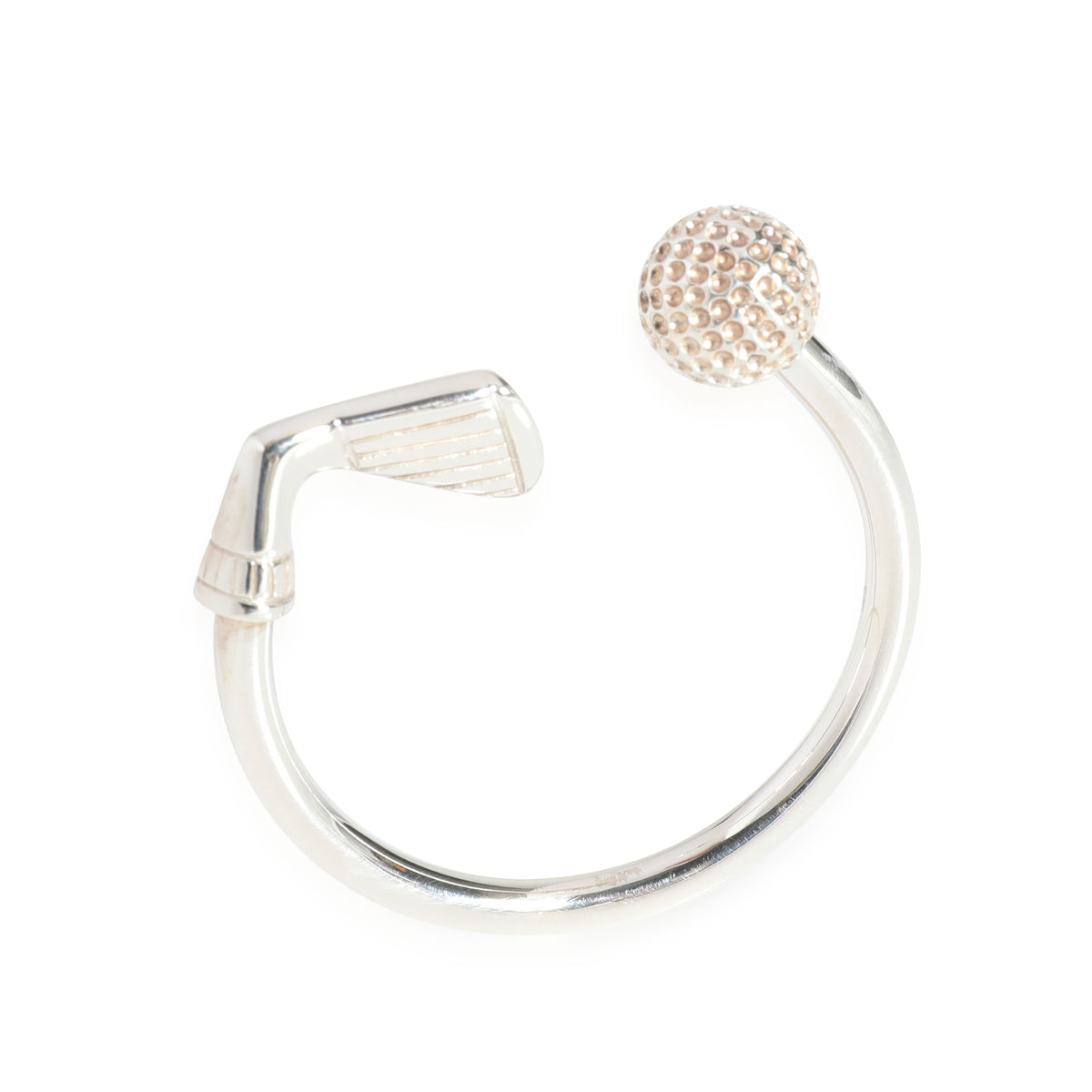 Tiffany & Co. Golf Club and Ball Key Ring in Sterling Silver