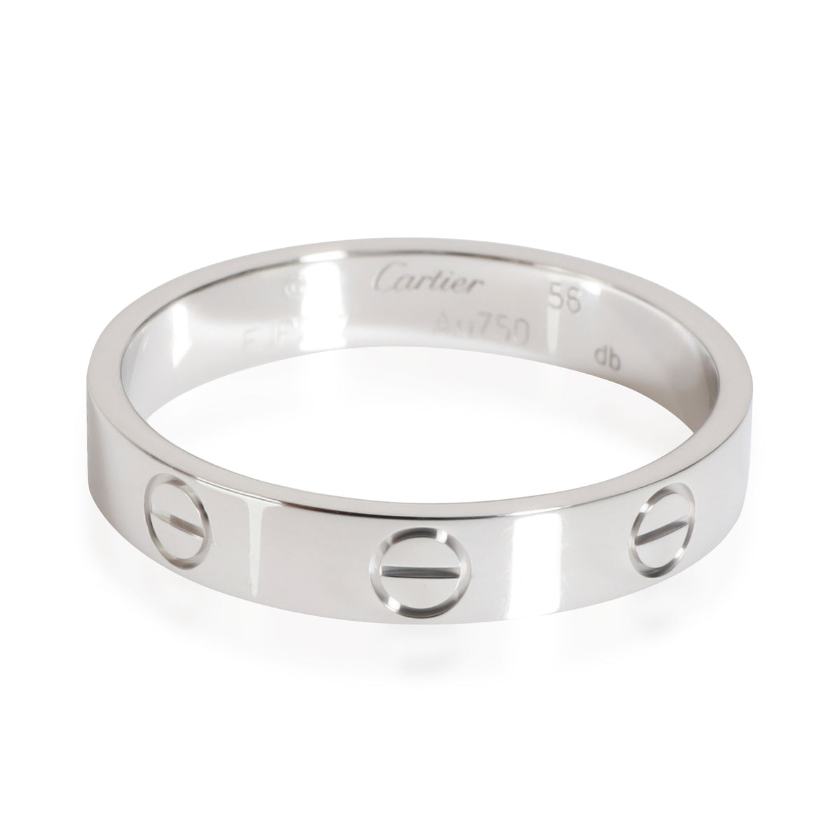 Cartier Love Wedding Band in 18K White Gold