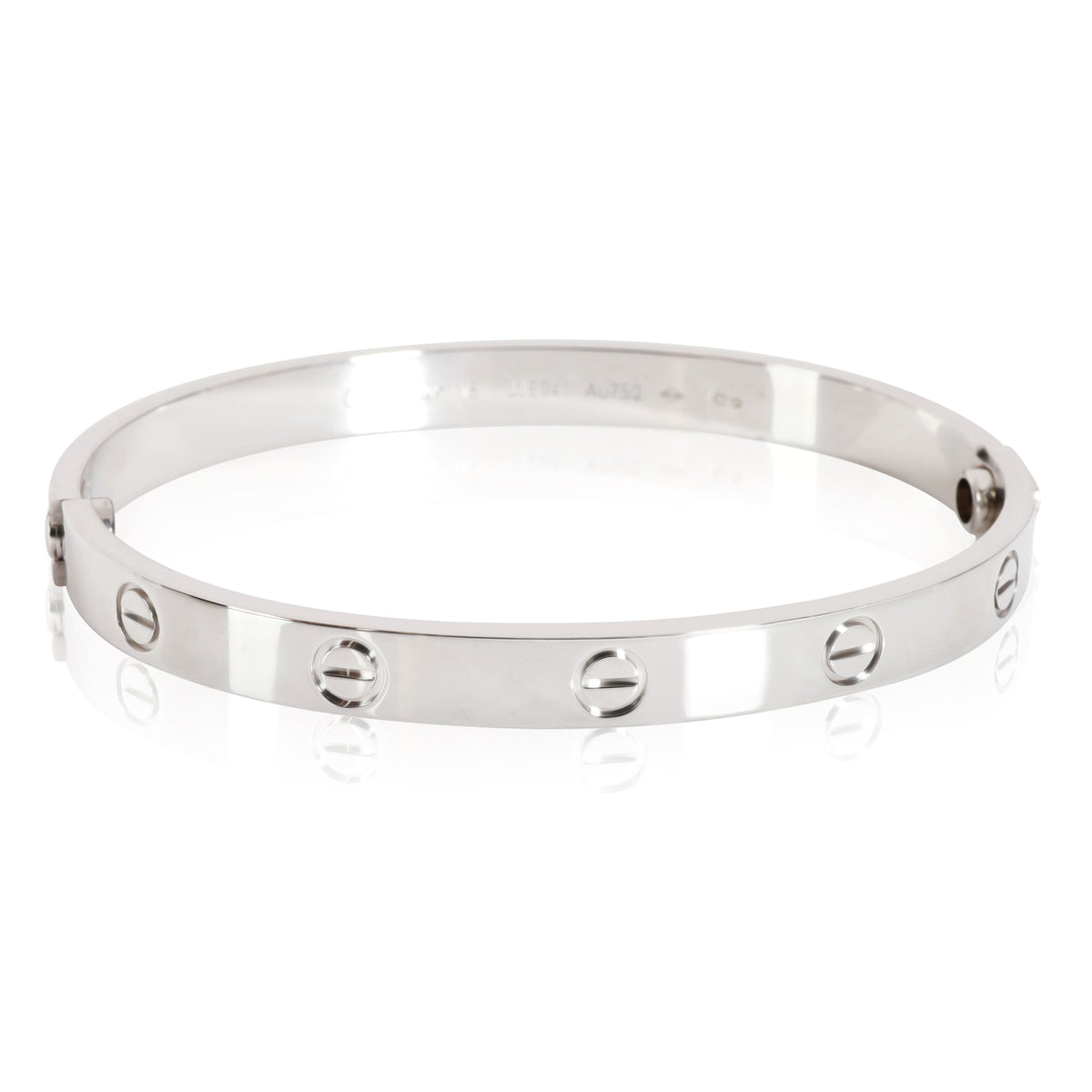 Cartier Love Bracelet in 18k White Gold