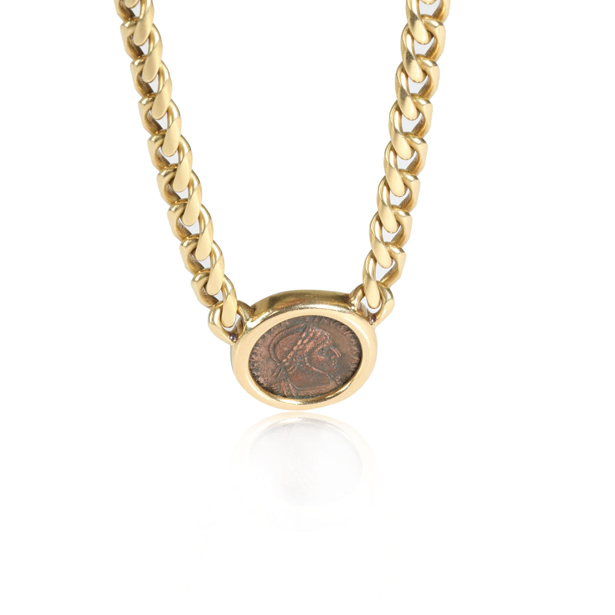 Bulgari Monete Necklace in 18K Yellow Gold