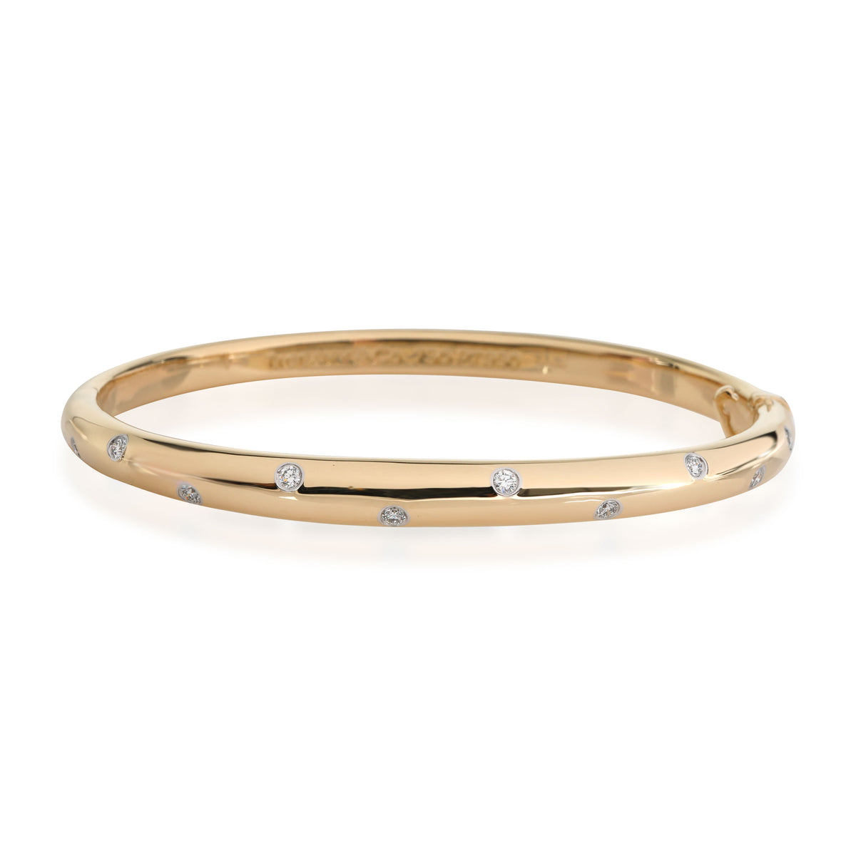 Tiffany & Co. Diamond Etoile Bangle in 18k Yellow Gold 0.21 CTW