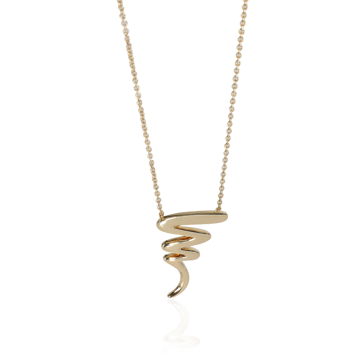 Tiffany & Co. Paloma Picasso Scribble Pendant in 18K Yellow Gold