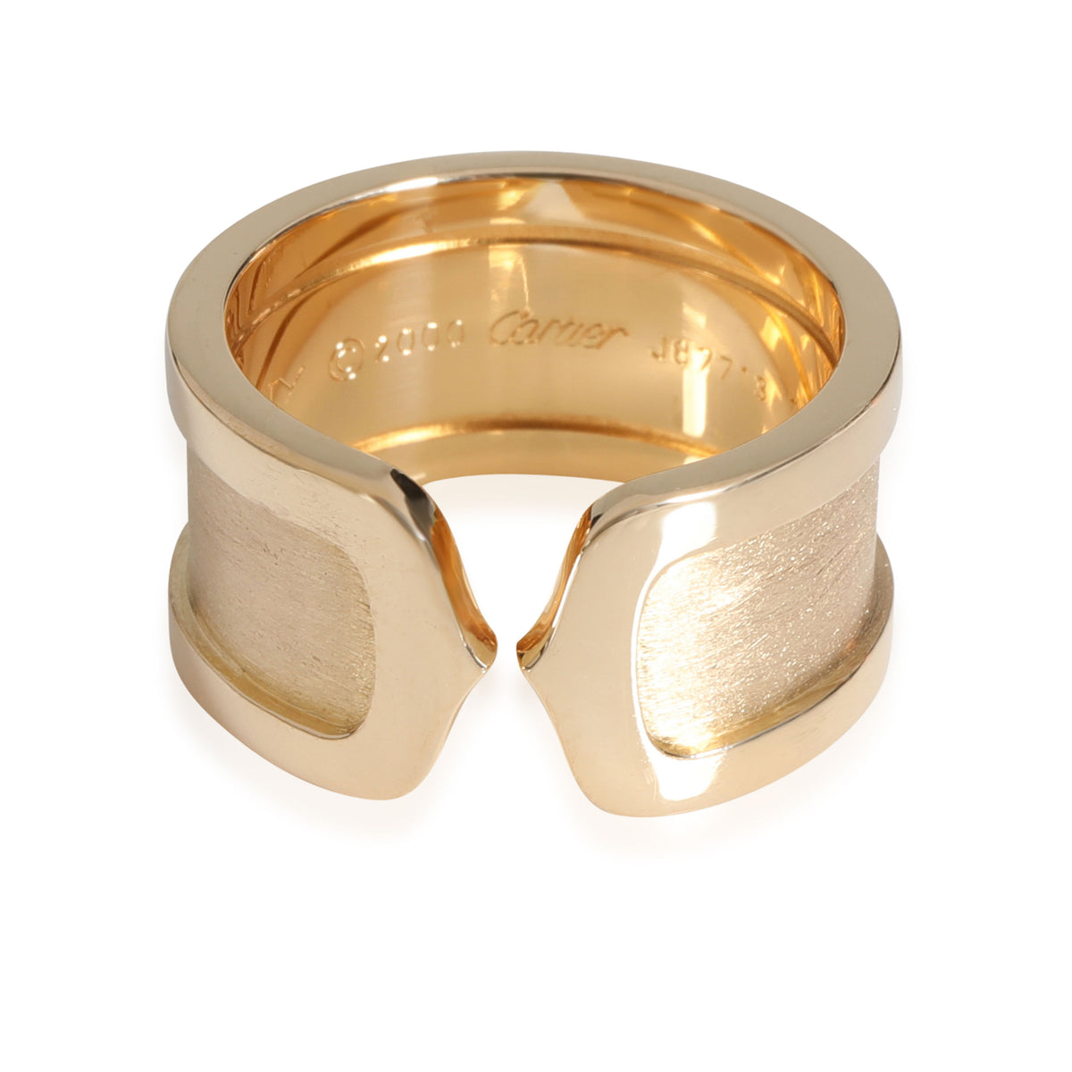 Cartier C de Cartier 10 mm Wide Band in 18k Yellow Gold