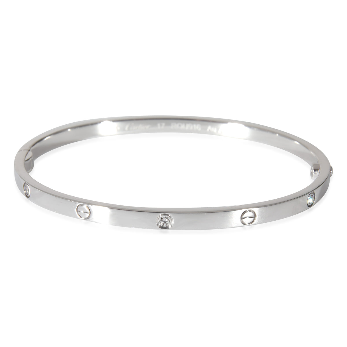 Cartier Love Bracelet, Small Model, 6 Diamonds (White Gold, Diamonds)