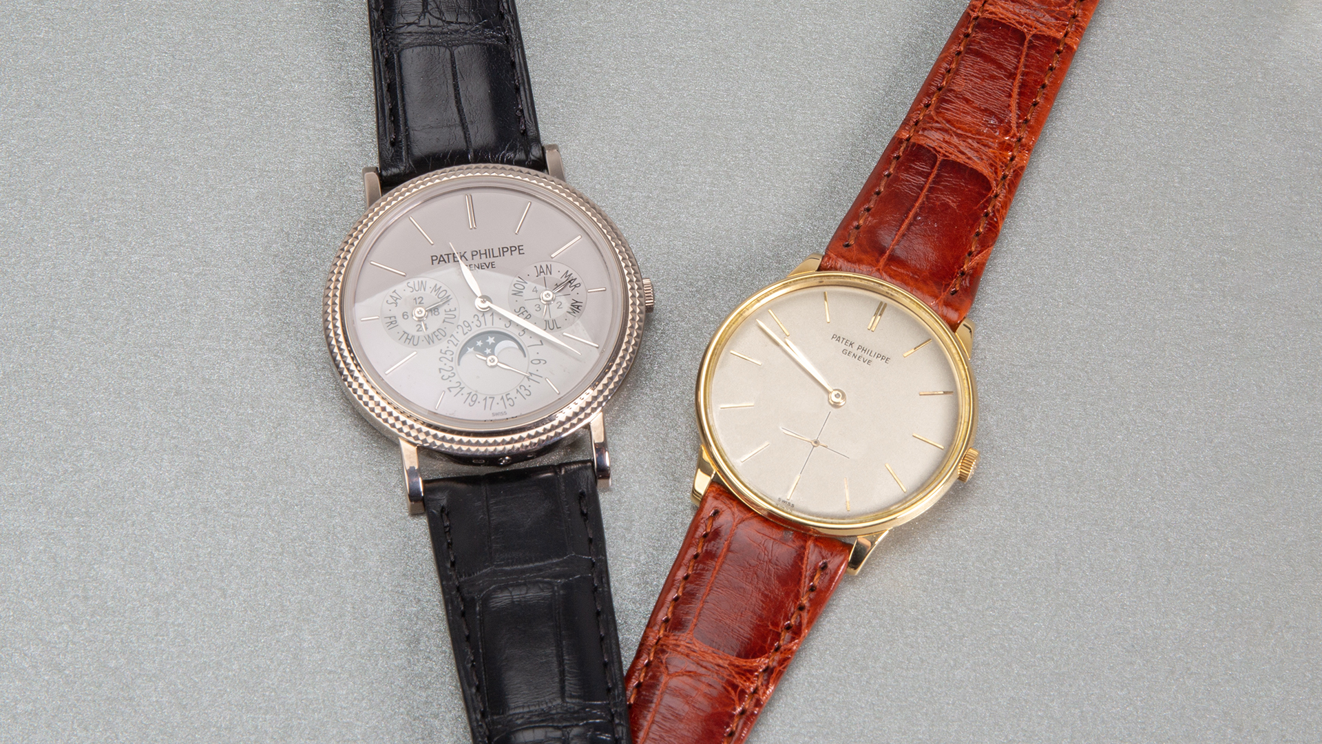 two Patek Philippe watches