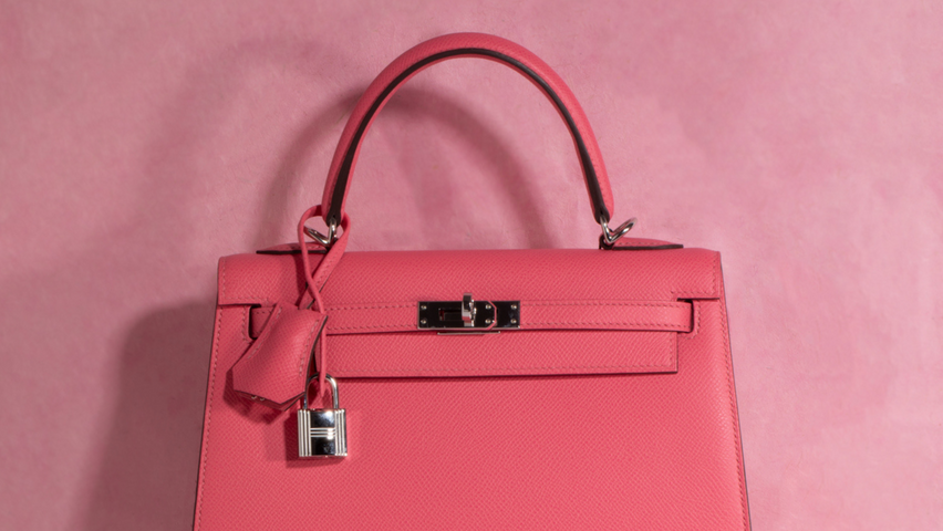 Hermès pink Kelly bag