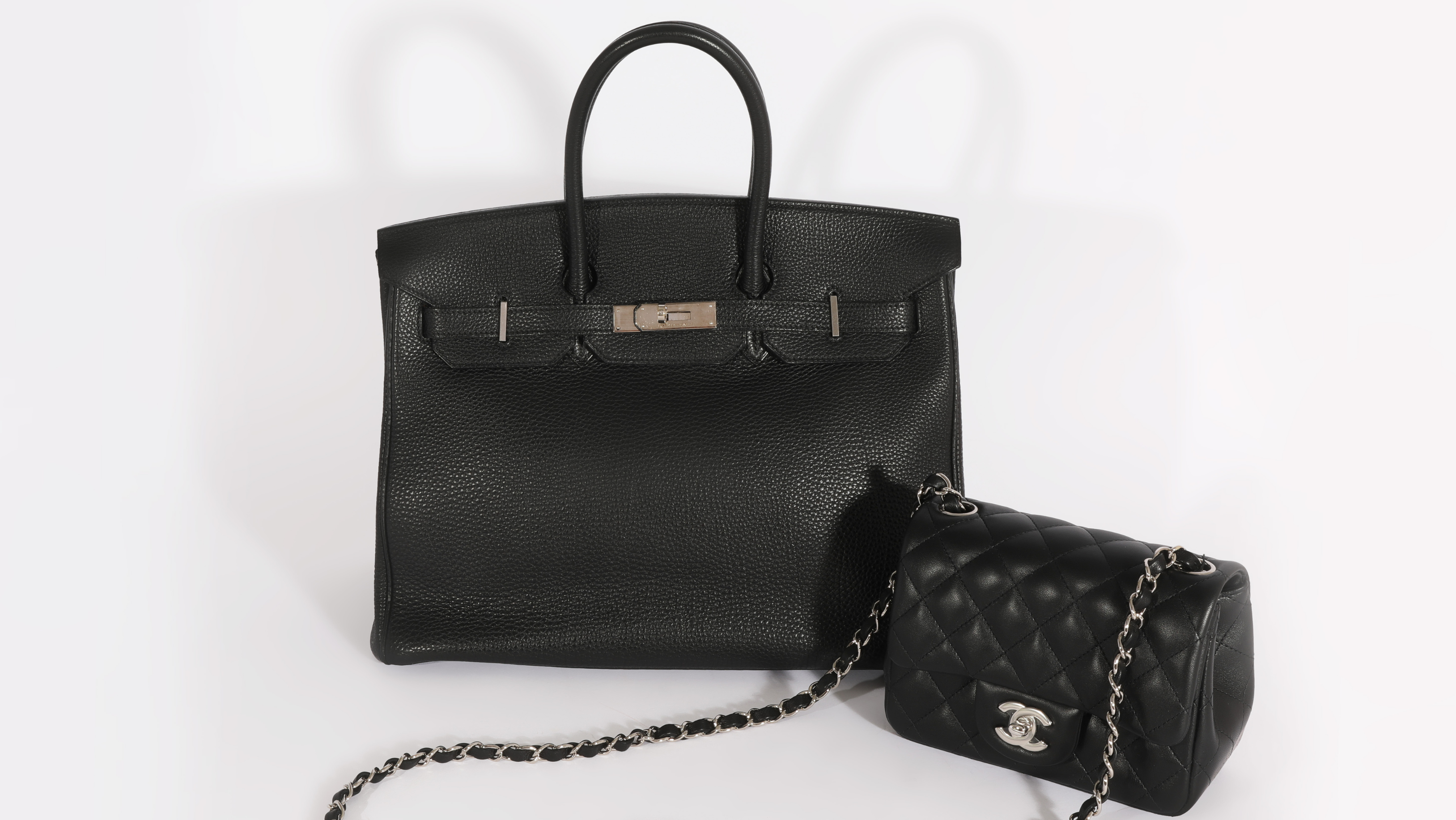 coco chanel black purse