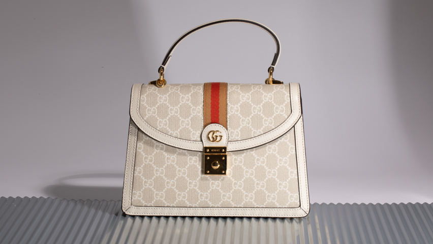 White Gucci Ophidia bag