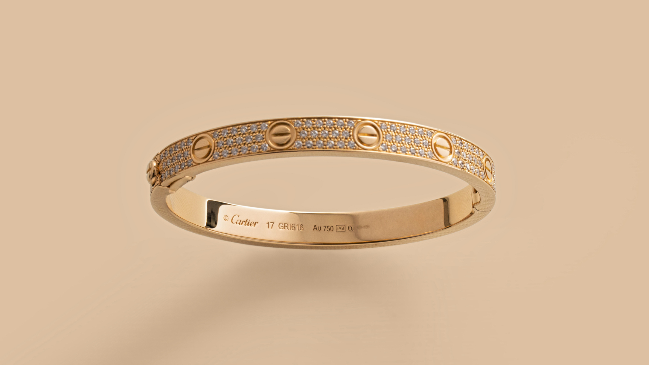 diamond Cartier love bracelet